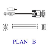 کابل پروگرام مدل Delta PLC کد 0597B