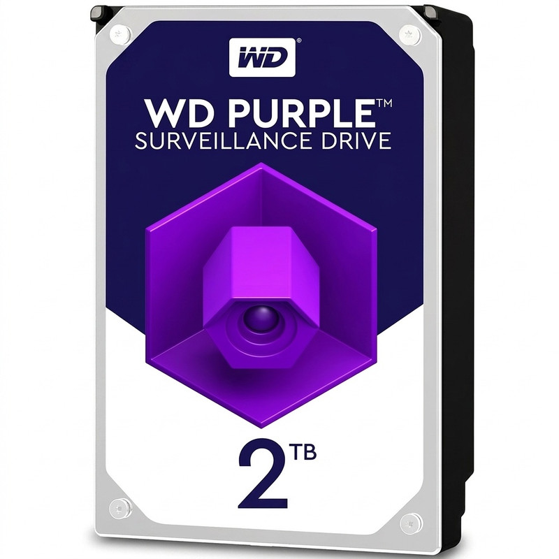 هارد اینترنال وسترن دیجیتال Purple WD20PURZ | ۲ ترابایت ویژه ضبط تصویر