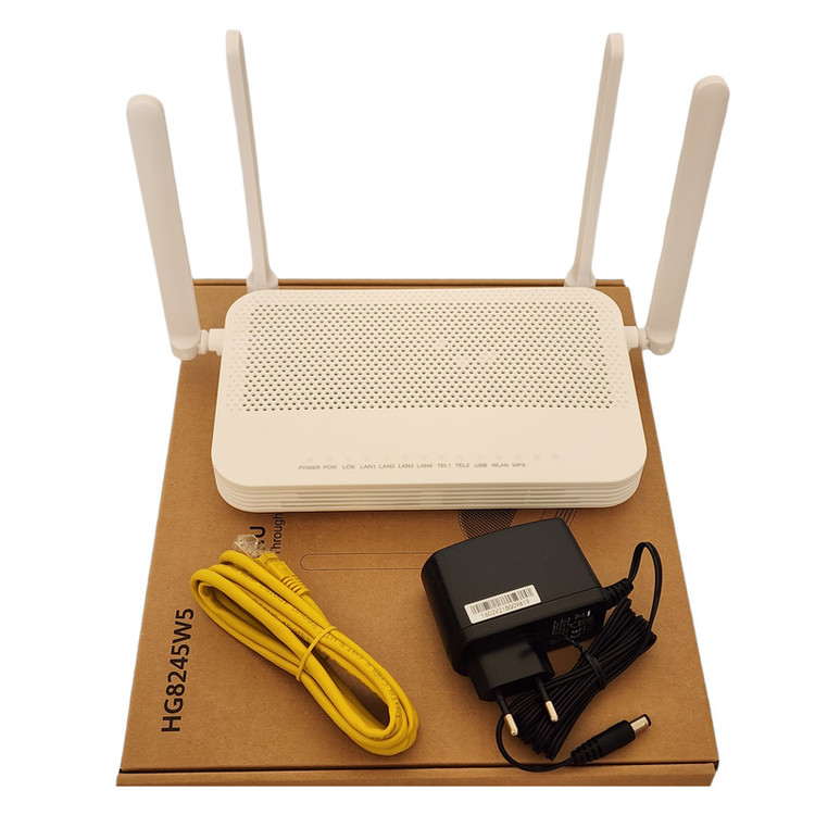 مودم فیبر نوری هواوی HG8245W5 | GPON + WiFi 5 دوبانده AC2100 | ۴ پورت گیگابیت