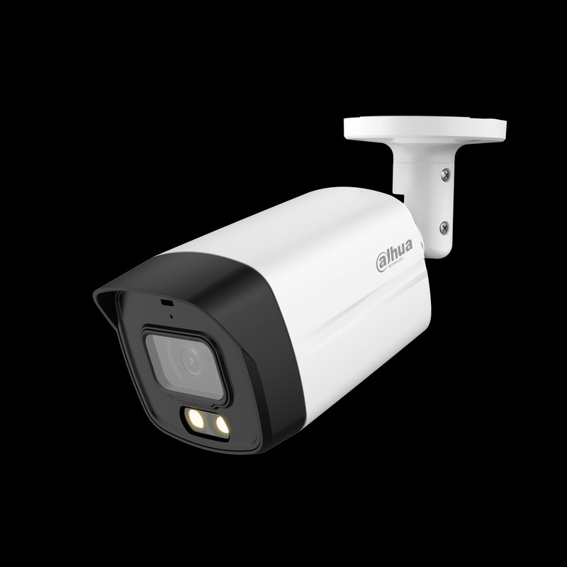 دوربین مداربسته آنالوگ بولت داهوا مدل HAC-HFW1509TLMP-A-LED با حسگر 1/2.8 اینچی CMOS، رزولوشن 5 مگاپیکسل، دید در شب رنگی تا 40 متر، زاویه دید 102 درجه، قابلیت ضبط صدا، بزرگنمایی دیجیتال و استاندارد ضدآب IP67