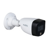 دوربین مداربسته آنالوگ بولت داهوا مدل DH-HAC-HFW1209CP-LED، 2 مگاپیکسل، لنز ثابت 2.8 میلیمتری، دید در شب رنگی با فناوری Warm Light، مقاوم در برابر گرد و غبار و رطوبت IP67، اتصال باسیم BNC