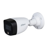 دوربین مداربسته آنالوگ بولت داهوا مدل DH-HAC-HFW1209CP-LED، 2 مگاپیکسل، لنز ثابت 2.8 میلیمتری، دید در شب رنگی با فناوری Warm Light، مقاوم در برابر گرد و غبار و رطوبت IP67، اتصال باسیم BNC