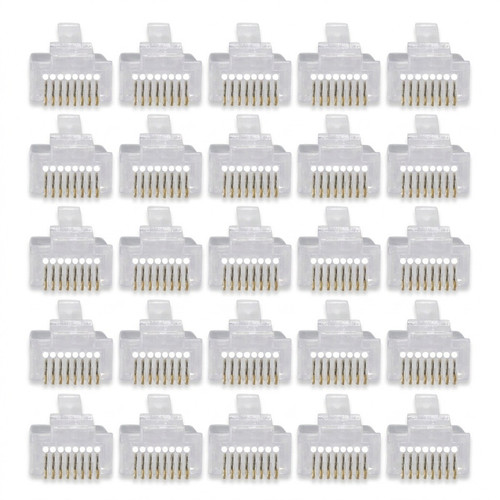 سوکت شبکه CAT6 مدل OPEN END بسته 25 عددی