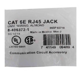 سوکت شبکه CAT6E امپ مدل JN16E | بسته ۱۰۰ عددی | RJ45 UTP