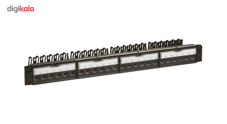 پچ پنل ۲۴ پورت لگراند مدل 33563 | Cat6 STP | ۱U رکمونت