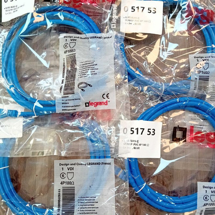 پچ کورد Cat6 لگرند مدل CAT6 - SFTP - بسته 4 عددی