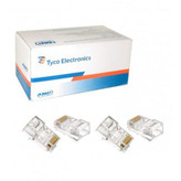سوکت Cat6 امپ مدل C6 بسته 100 عددی