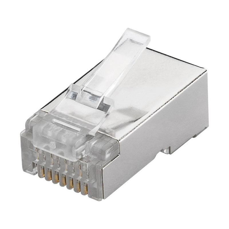 سوکت شبکه CAT 6 مدل STP بسته 100 عددی