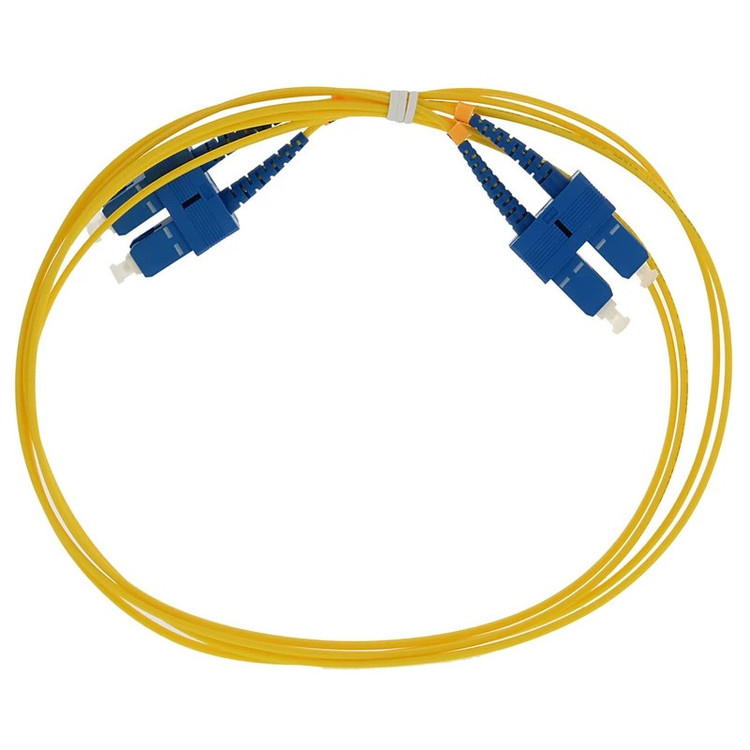 پچ کورد فیبر نوری مدل SC-SC /UPC Single mode Duplex