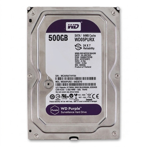 هارد دیسک اینترنال وسترن دیجیتال مدل WD05PURX ظرفیت 500 گیگابایت