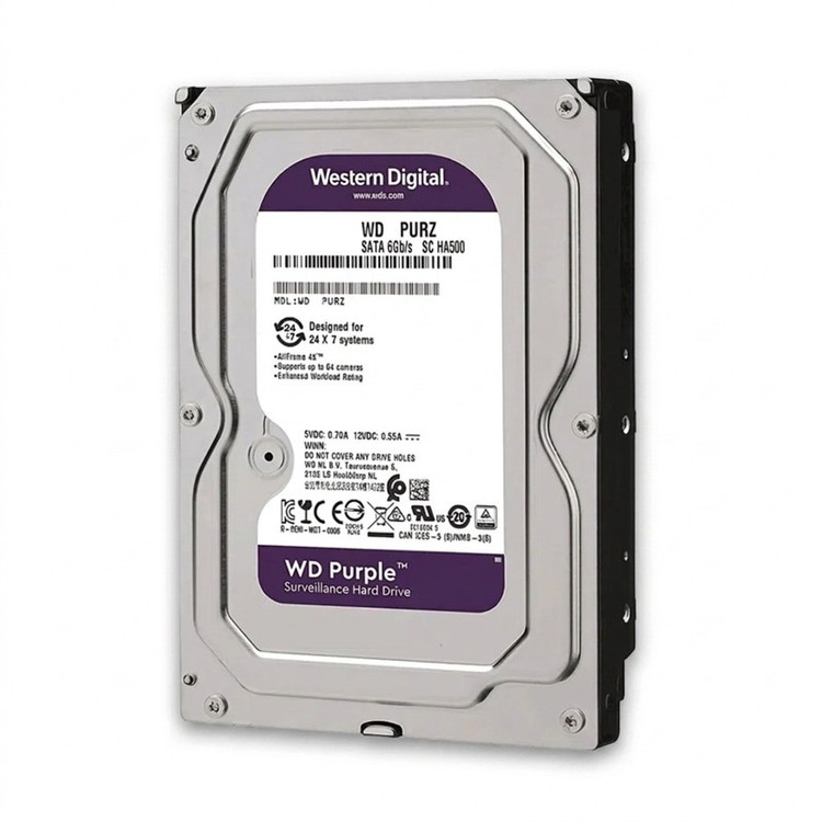 هارد دیسک اینترنال وسترن دیجیتال با رابط SATA 3.0 مدل Wd10purz ظرفیت 1 ترابایت