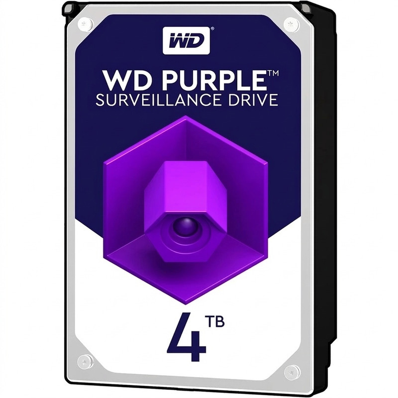 هارد دیسک اینترنال وسترن دیجیتال با رابط SATA مدل WD 4TB Purple 128MB SATA 6gb/s ظرفیت 4 ترابایت