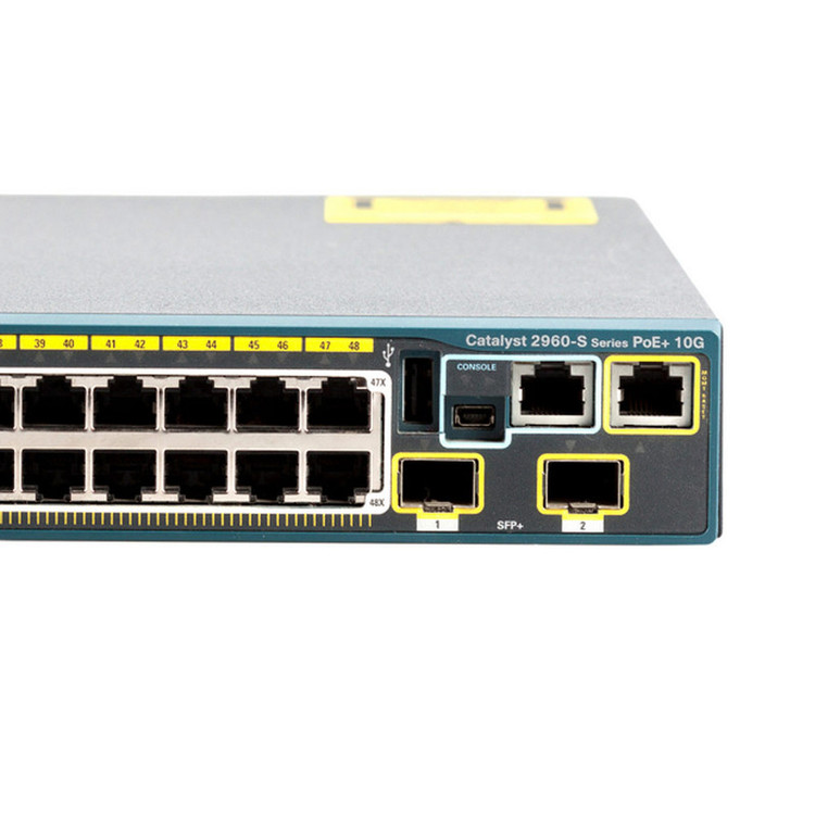 سوئیچ شبکه 48 پورت سیسکو مدل WS-C2960S-48FPD-L