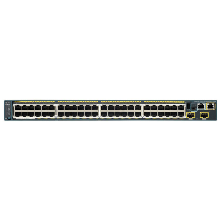 سوئیچ شبکه 48 پورت سیسکو مدل WS-C2960S-48FPD-L