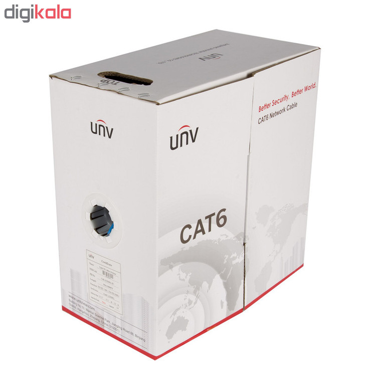 کابل شبکه یو ان وی طول 305 متر نوع CAT6 UTP