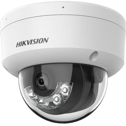 دوربین مداربسته دام تحت شبکه هایک ویژن مدل DS-2CD1123G2-LIU با رزولوشن 2 مگاپیکسل، لنز ثابت 2.8 یا 4 میلیمتر، دید در شب تا 30 متر با نور سفید، میکروفن داخلی، قابلیت بزرگنمایی دیجیتال و ماسک محدوده حریم شخصی