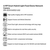 دوربین مداربسته تحت شبکه هایک ویژن مدل DS-2CD1163G2-LIU